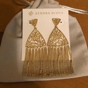Kendra Scott Ana Tassel Earrings Gold